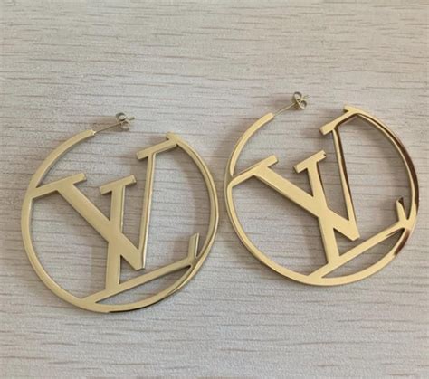 designer hoop earrings louis vuitton.